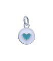 Mini Heart Shaped Silver Charms CH-319-B